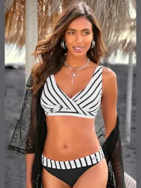 Bikini triangle rayures tendance