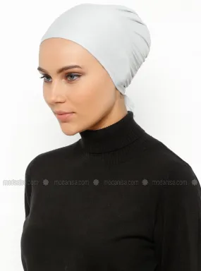 Gray - Lace up - Bonnet