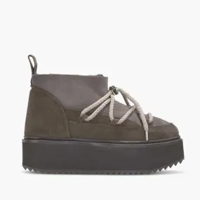 Inuikii - Snowboots - Classic Low Platform Taupe